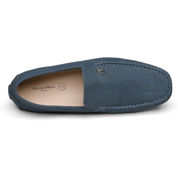 〽️Men\'s Navy Bruno Marc  Penny Moccasins Comfortable Casual Dress Loafers main image 8